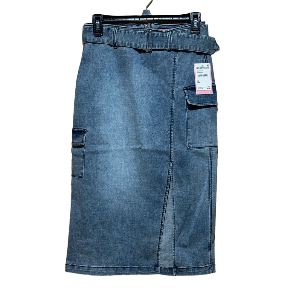 Juicy Couture Denim Pencil Skirt Medium Wash Size 28